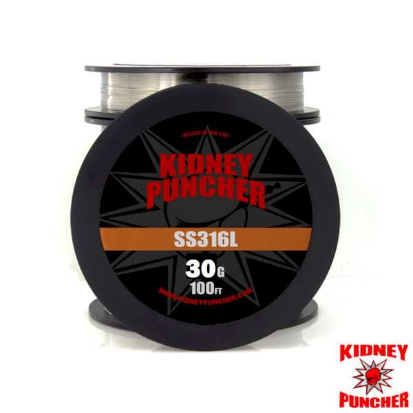 Kidney Puncher SS316L Wire 30ft Spool - 30G