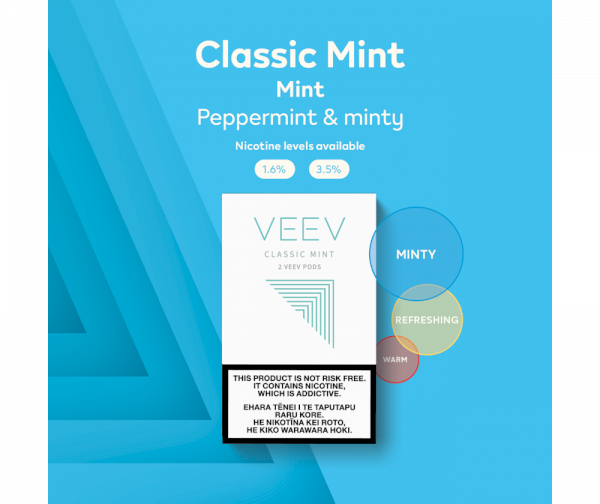 IQOS VEEV Cartridge Single Pack -  Classic Mint