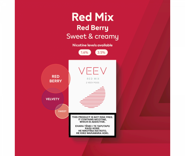 IQOS VEEV Cartridge Single Pack - Red Mix