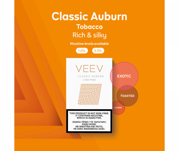 IQOS VEEV Cartridge Single Pack -  Classic Auburn