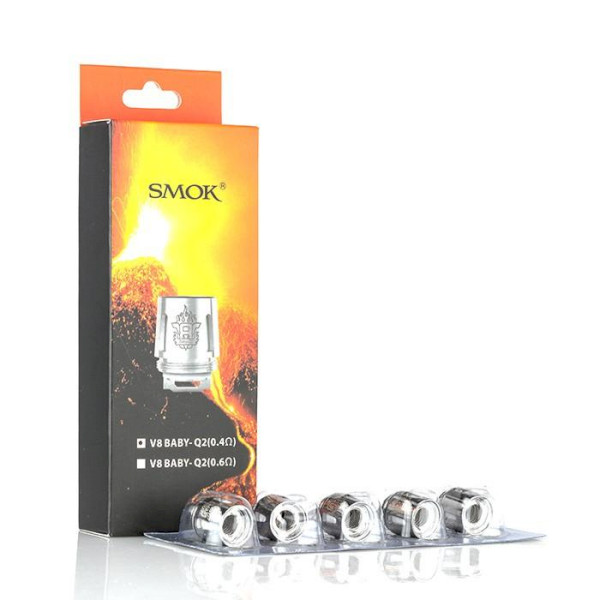 SMOK TFV8 Baby-Q2 Coil 0.4ohm - 5 Pack