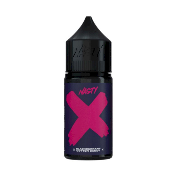 Nasty X - Blackcurrant Cotton Candy - Salts - 30ml - 25mg