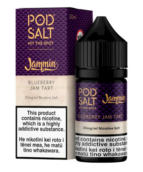 Pod Salt - Jammin - Blueberry Jam Tart Salts 30ml - 35mg
