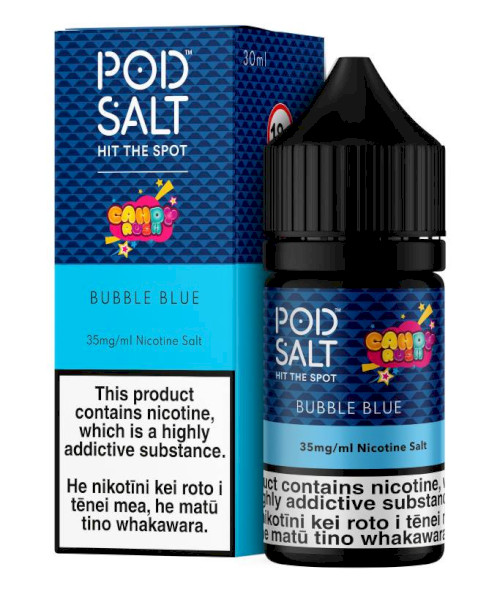 Pod Salt - Candy Rush - Bubble Blue Salts 30ml - 35mg