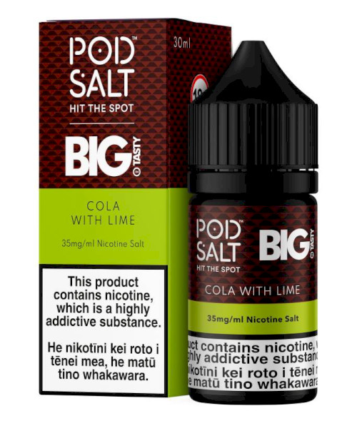 Pod Salt - The Big Tasty - Cola with Lime Salts 30ml - 35mg