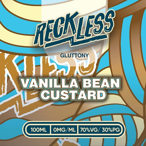 Reckless - Gluttony - Vanilla Bean Custard 100ml