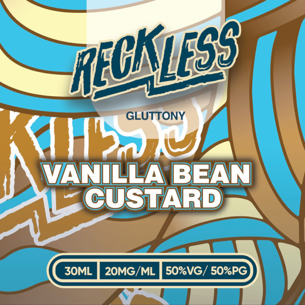 Reckless - Gluttony - Vanilla Bean Custard Salts 30ml