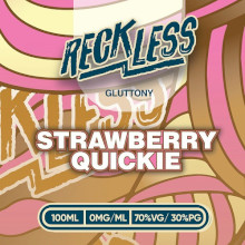 Reckless - Gluttony - Strawberry Quickie 100ml