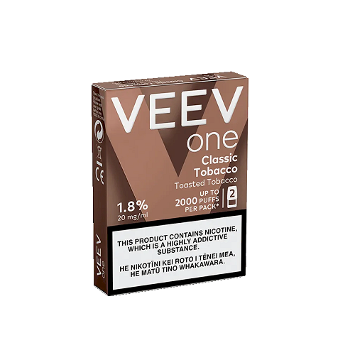 VEEV ONE Replacement Prefilled Pod - Classic Tobacco 1.8% - 2 Pack