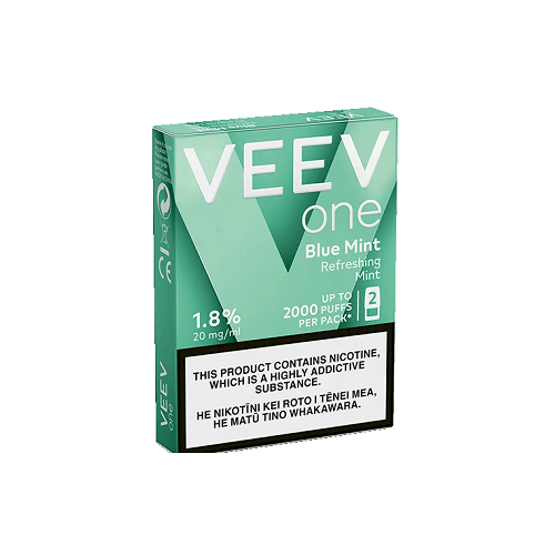 VEEV ONE Replacement Prefilled Pod - Blue Mint 1.8% - 2 Pack