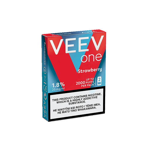 VEEV ONE Replacement Prefilled Pod - Strawberry 1.8% - 2 Pack