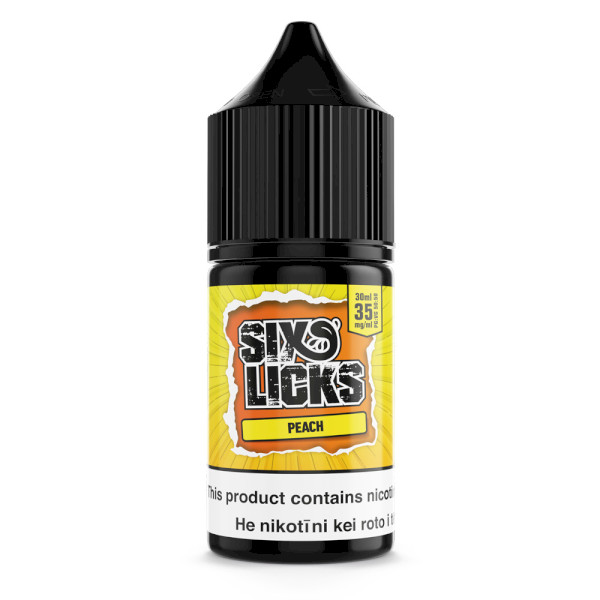 Six Licks - Peach Salt 30ml - 35mg