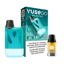 VUSE Go Reload Kit (Ready to Vape) - Mint Menthol (2.5%) - 28.5mg