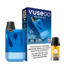 VUSE Go Reload Kit (Ready to Vape) - Blueberry Menthol (2.5%) - 28.5mg