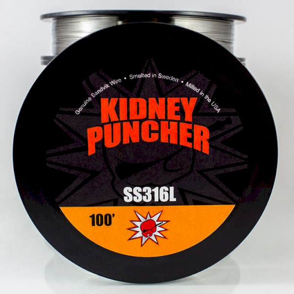 Kidney Puncher SS316L Wire 100ft Spool - 26G