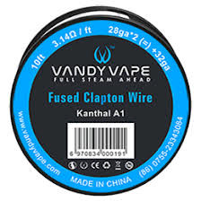 Vandyvape Fused Clapton KA1 Wire 28ga*2mm + 32ga 10FT