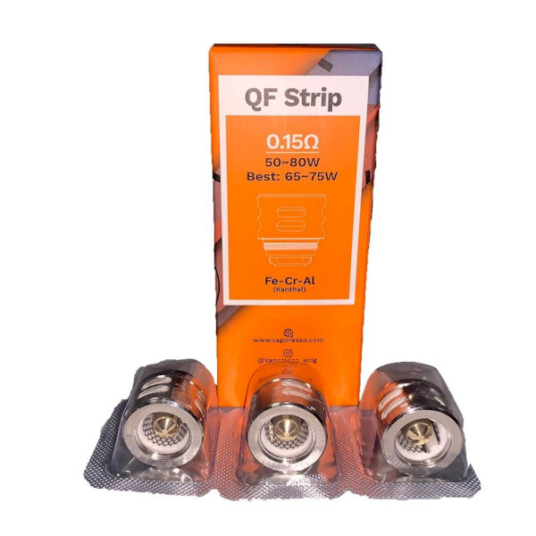 Vaporesso QF Strips Coil 0.15ohm - 3 Pack