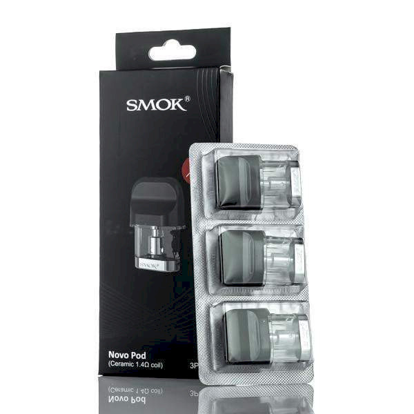 SMOK NOVO Ceramic Cartridge 2ml 1.4ohm - 3 Pack