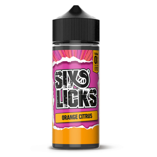 Six Licks - Orange Citrus 100ml