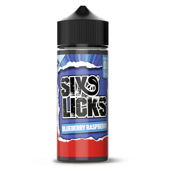 Six Licks - Blueberry Raspberry 100ml
