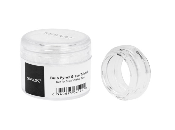 SMOK Pyrex Bulb Glass Tube for Smok Stick V9 Max #8 - 1 Pack