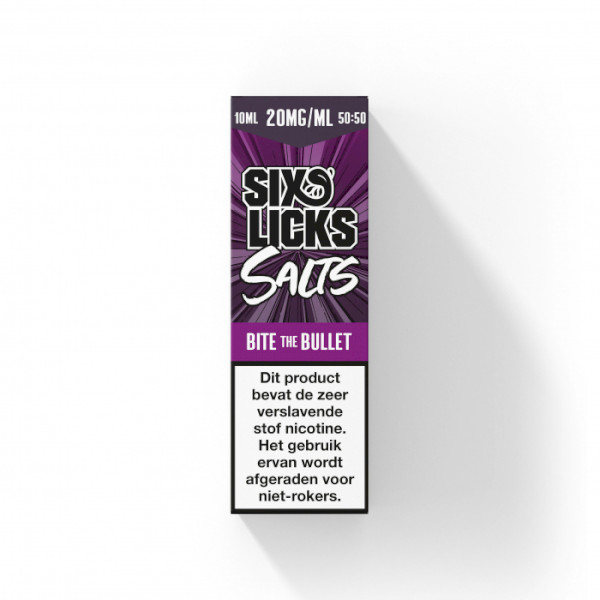 Six Licks Salts Bite The Bullet 10ml - 20mg