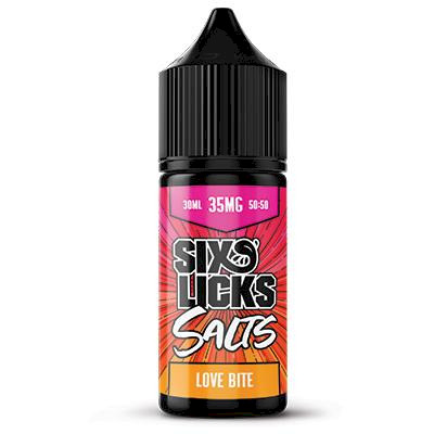 Six Licks Salts Love Bite 30ml - 35mg