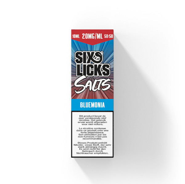 Six Licks Salts Bluemonia 10ml - 20mg