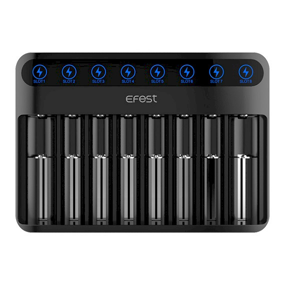 Efest LUSH Q8 LED Intelligent Battery Charger